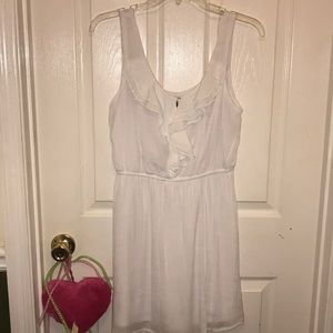 As U Wish simple white dress